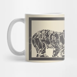 Mama Women's Floral Bear Mug